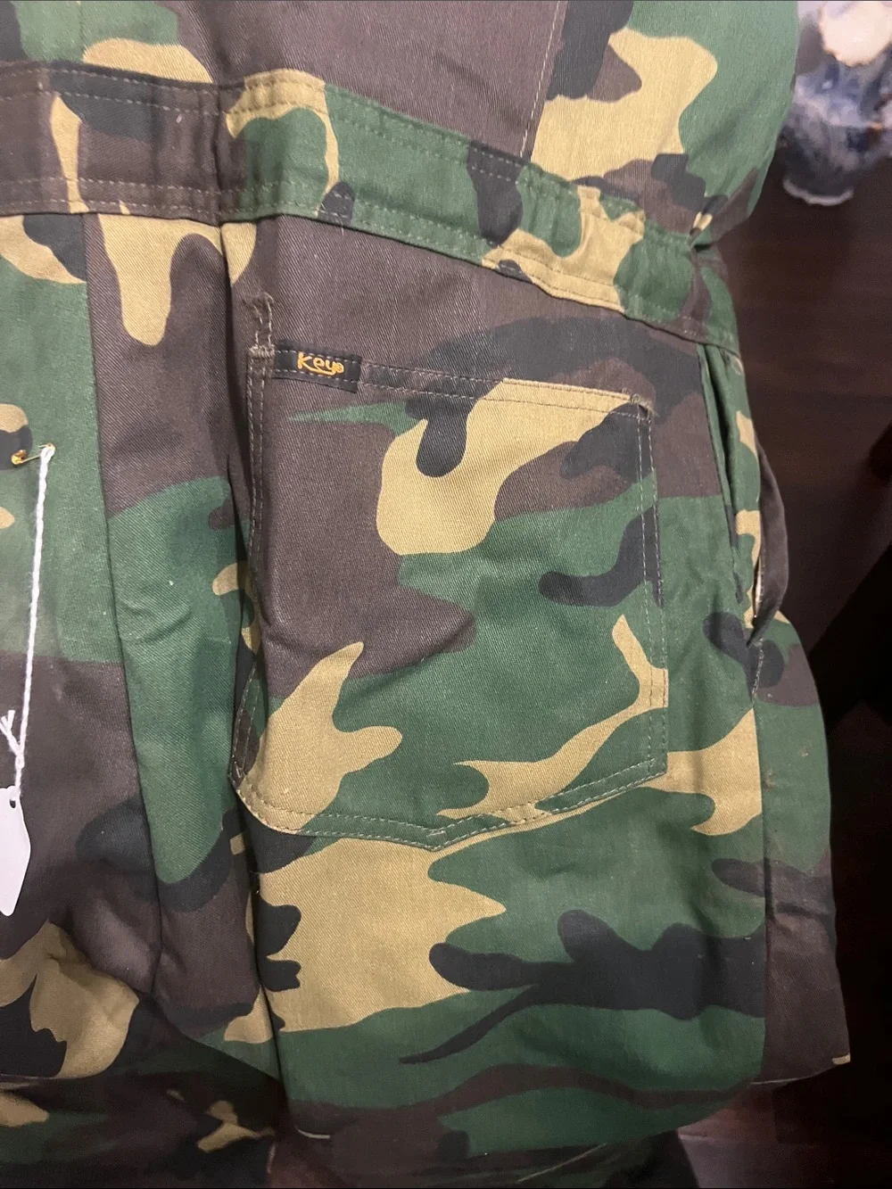 Men’s Camouflage Coverall Suit - Green Camo